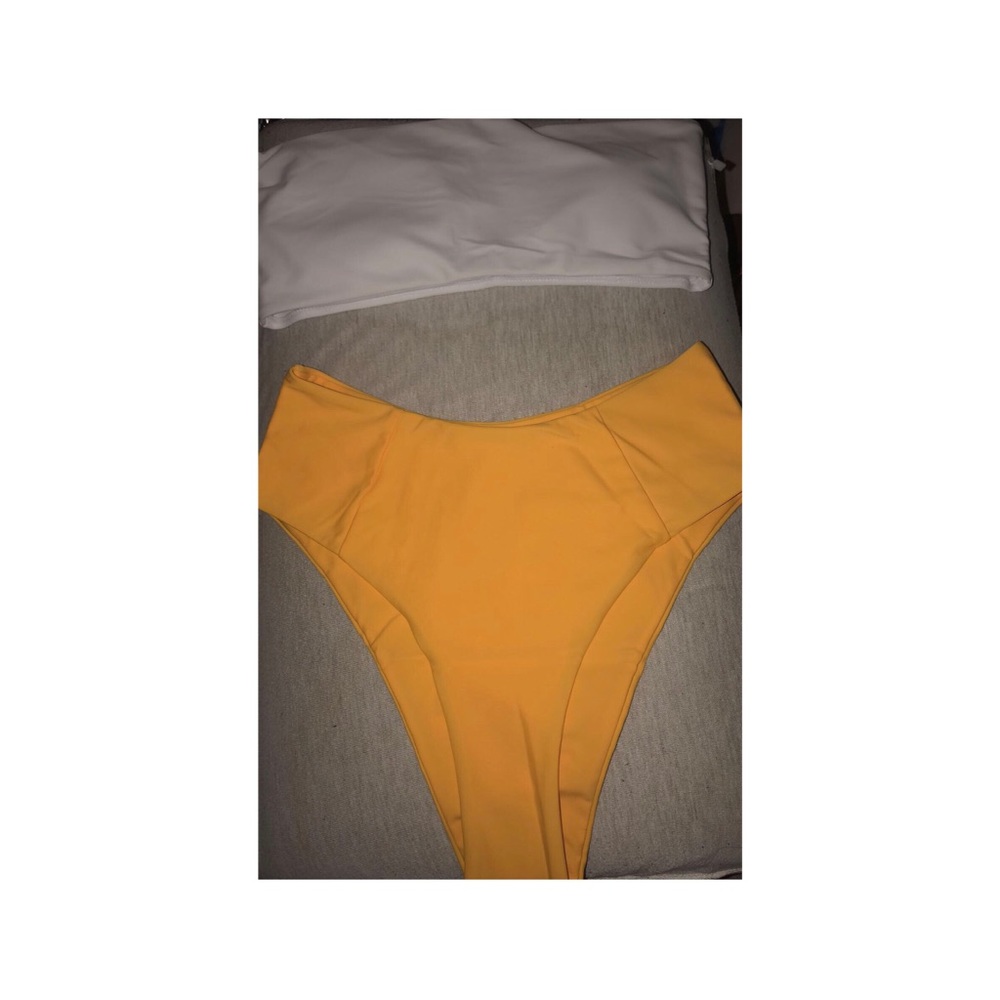Two Piece Strapless Swimsuit/ NEW